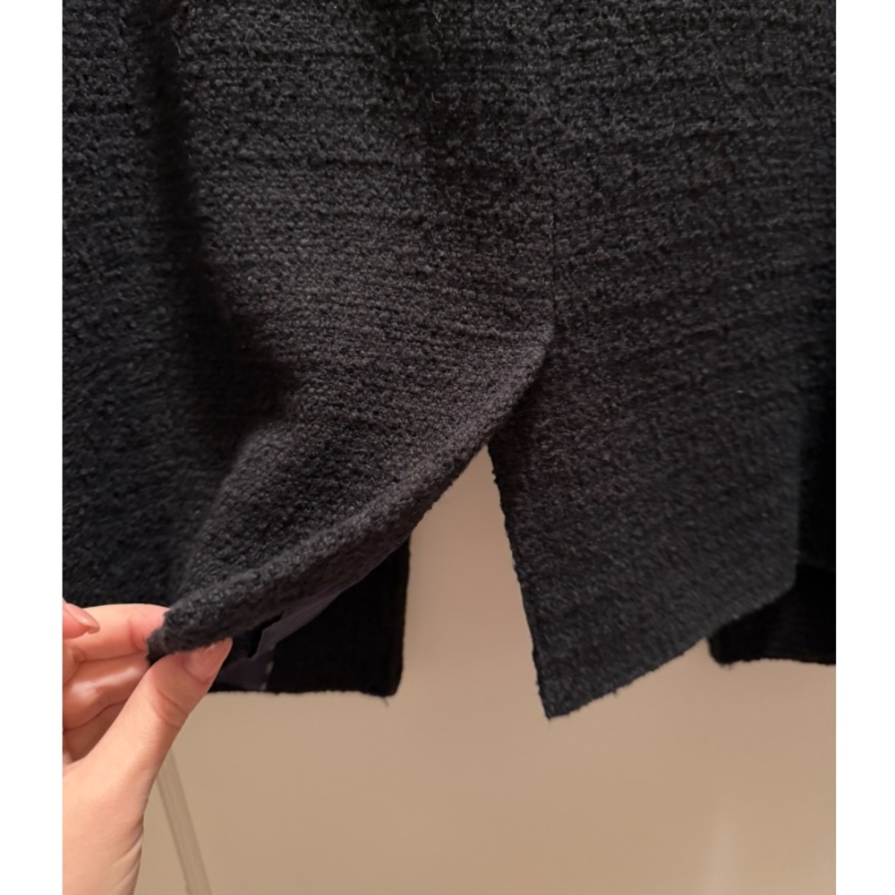 J. Crew Black Tweed wool blend Women's Blazer - Picture 7 of 10